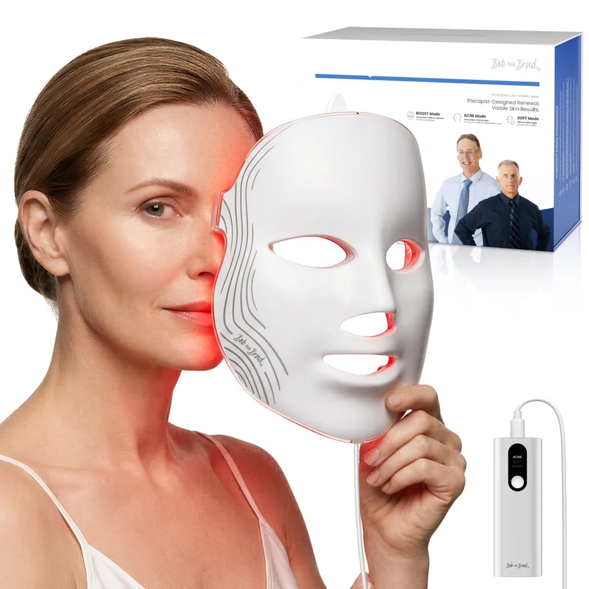 BOB AND BRAD PhysioFace Red Light Therapy Face Mask
